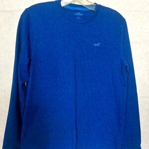 Men's Hollister Blue Long Sleeve Casual Shirt Small Excellent Cond